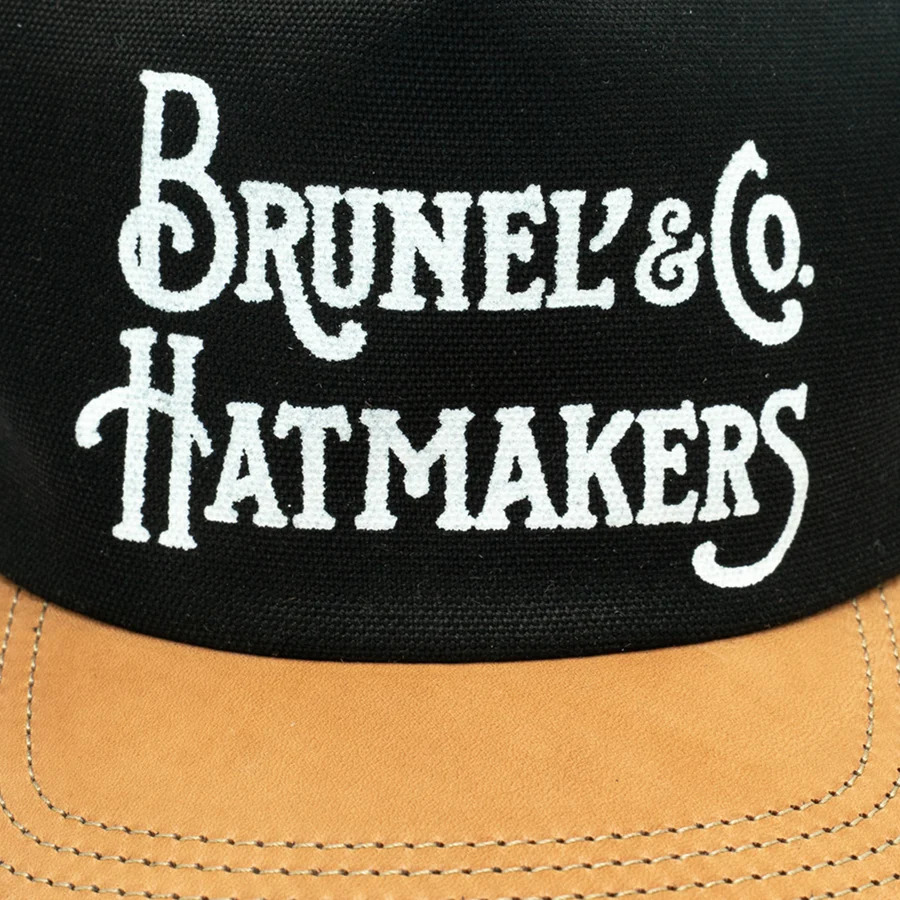 BRUNEL&Co. HATMAKERS(ブルーネルハットメイカース)TURNER CAP /BLACK