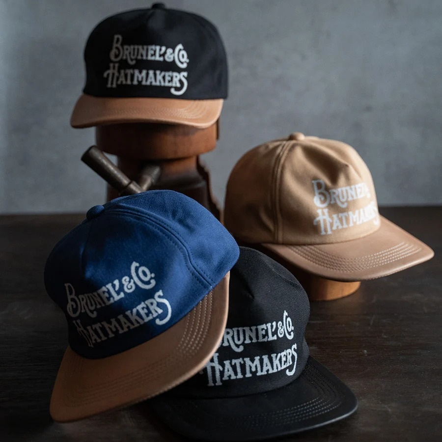 BRUNEL&CO. HATMAKERS 38 Klootch ブルーネルハット BRUNEL&Co. HATMAKERS(ブルーネルハットメイカース)TURNER CAP /BLUE