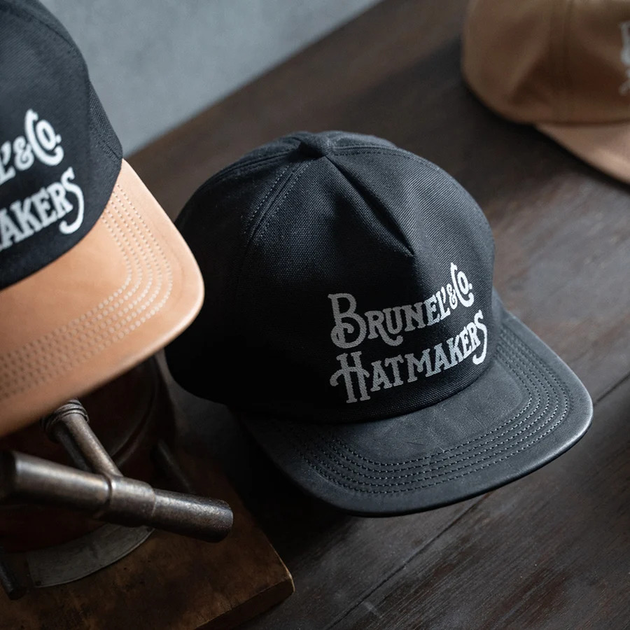 BRUNEL&Co. HATMAKERS(ブルーネルハットメイカース)TURNER CAP /BLACK