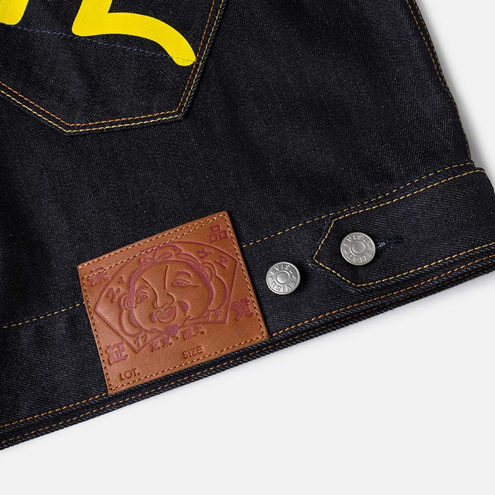 EVISU(エヴィス)カモメプリントとマルチポケット リラックスフィット