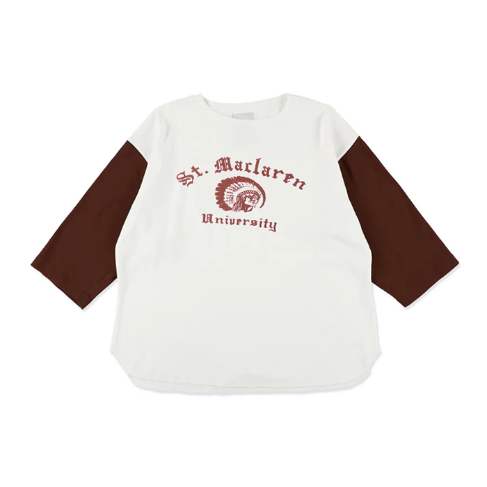 ST. MACLAREN UNIV. BASEBALL TEE ベースボール Tシャツ