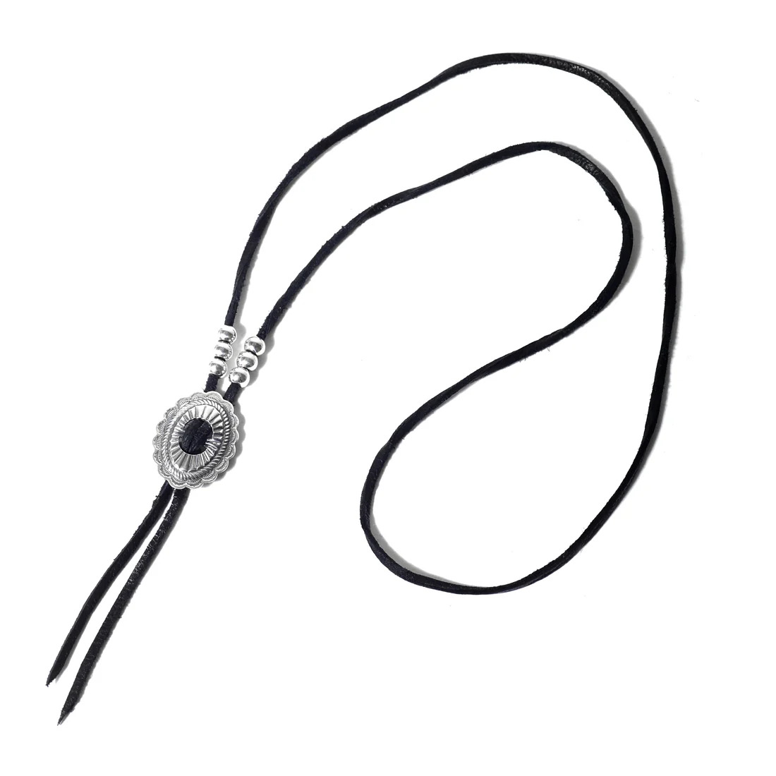 WORN CRAFT(ウォーンクラフト) #BLAJ-0011 925 SILVER CONCHO LEATHER NECKLACE