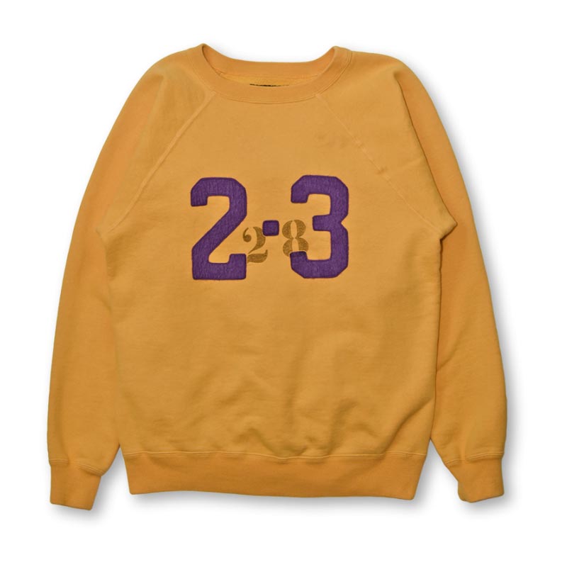 フルカウント 3765-1 Raglan Sleeve College Sweatshirts “2-3” Golden Yellow メンズ  ラグランスリーブ スウェット トレーナー