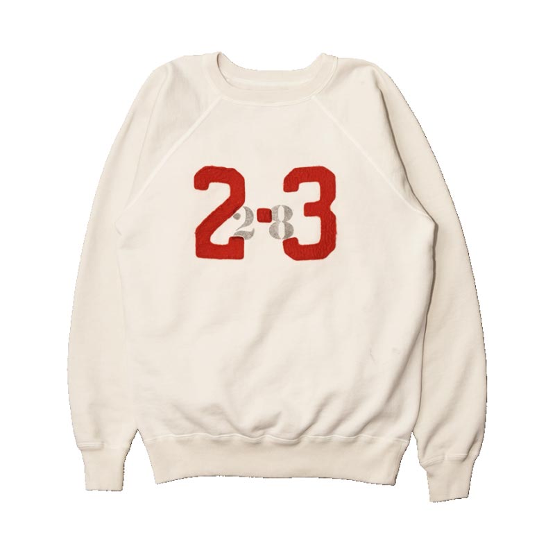 フルカウント 3765-1 Raglan Sleeve College Sweatshirts “2-3” Off.Wht メンズ  ラグランスリーブ スウェット トレーナー