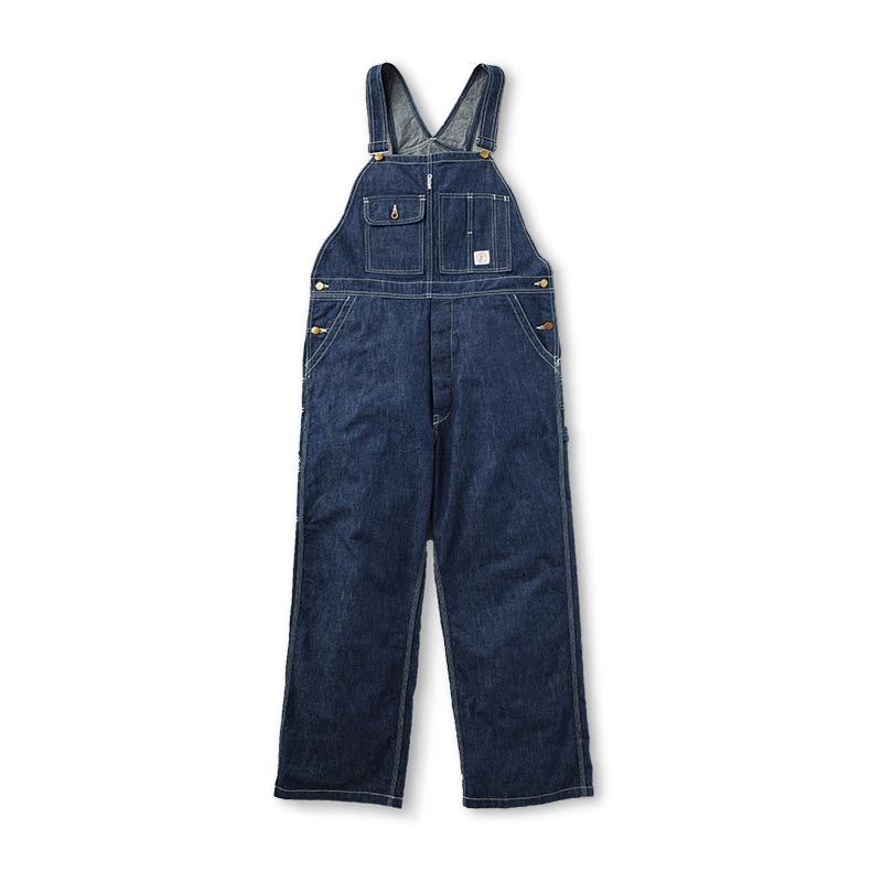 フルカウント 1005 Denim Bib Overalls メンズ デニム オーバーオール ワンウォッシュ