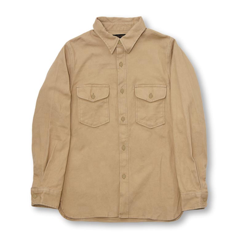 フルカウント 4079-1 Cotton Wool CPO Shirts コットン ウール シャツ Beige メンズ