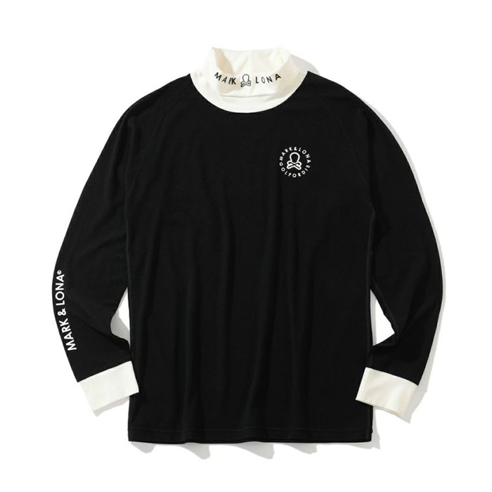 マークアンドロナ MLM-3C-AU02 Contact Micro fleece Top BLACK