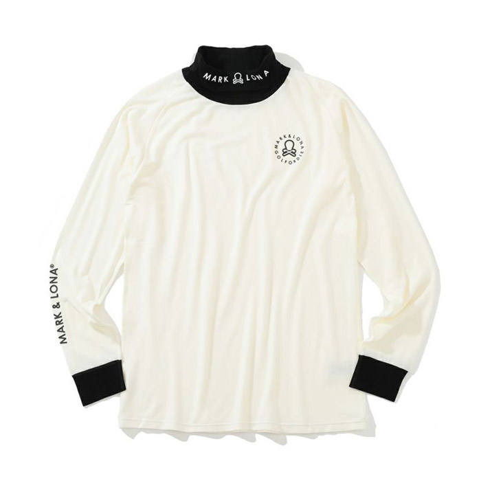 マークアンドロナ MLM-3C-AU02 Contact Micro fleece Top WHITE