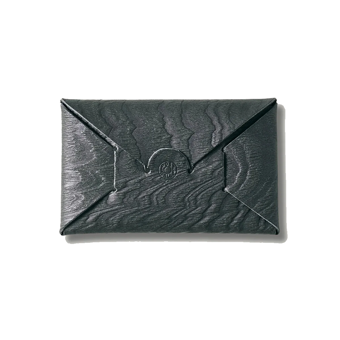 #4302-PT Plywood Leather Card Case : plywood leather taupe