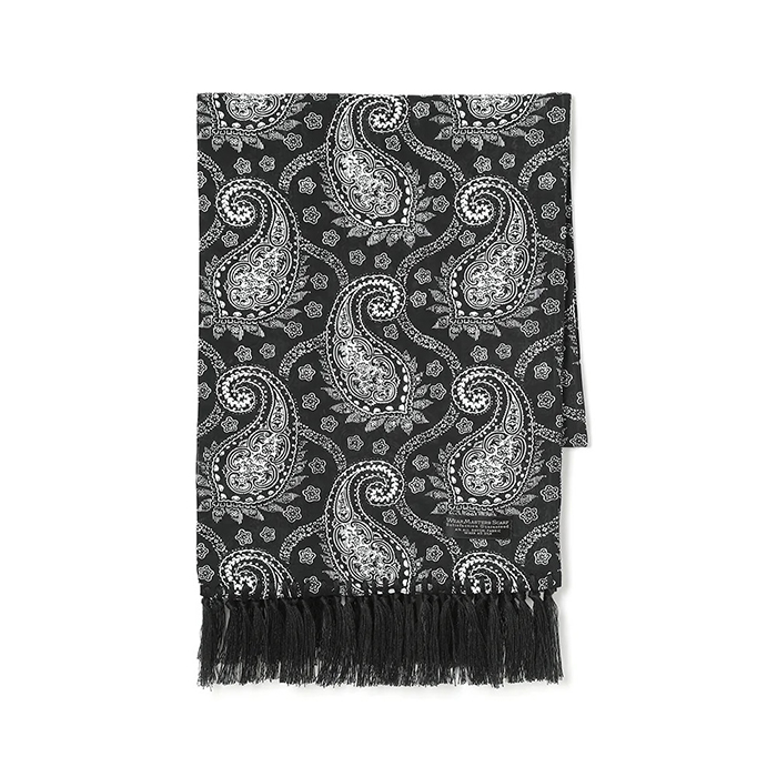 WEARMASTERS(ウエアマスターズ)WEARMASTERS Scarf Black Big Paisley