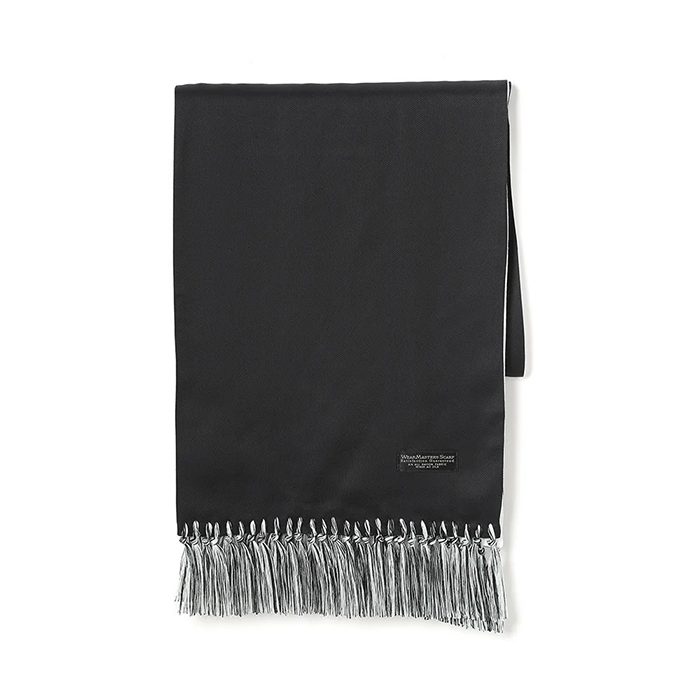 WEARMASTERS(ウエアマスターズ)WEARMASTERS Scarf Black Solid