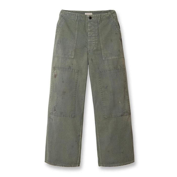 MARU SANKAKU PEKE(マルサンカクペケ)Boro Baker Pants【MSP-1027】