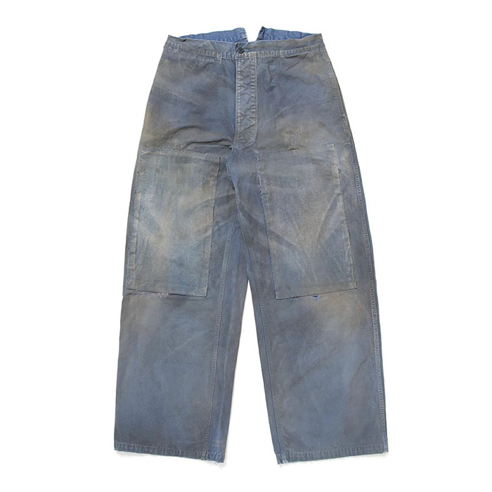 MARU SANKAKU PEKE(マルサンカクペケ)French Work Boro Pants【MSP-1007】