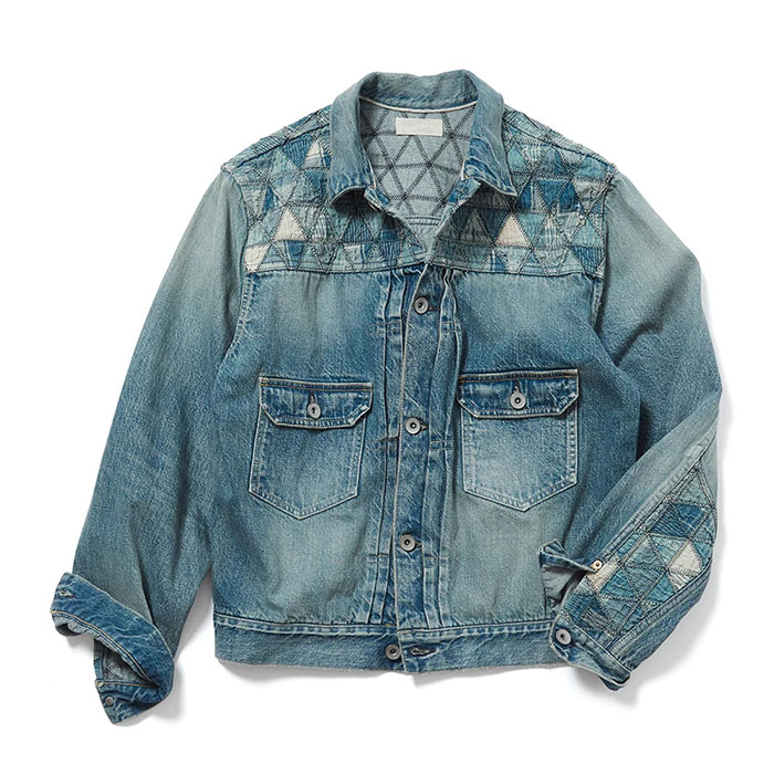 MARU SANKAKU PEKE(マルサンカクペケ)Tsugihagi Denim Jacket【MSP-4000】