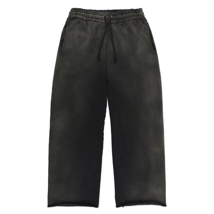 BOWWOW(バウワウ) WEATHERED SWEAT PANTS - BLACK