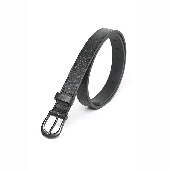 Lot.984 Gal Emboss Trousers Belt -Black-