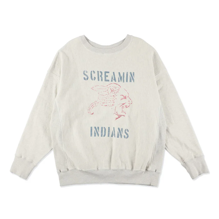 SCREAMIN INDIANS SWEATSHIRT AGED