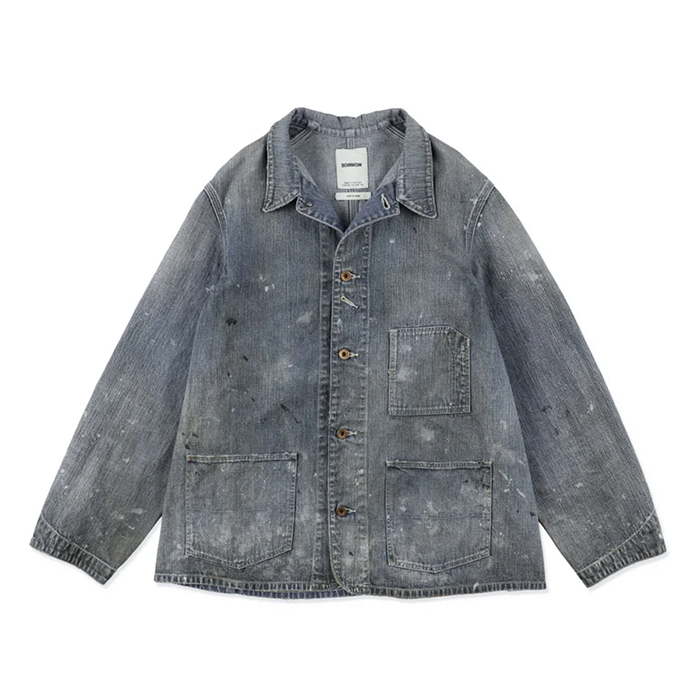 PAINT-STAINED ENGINEER'S COVERALL