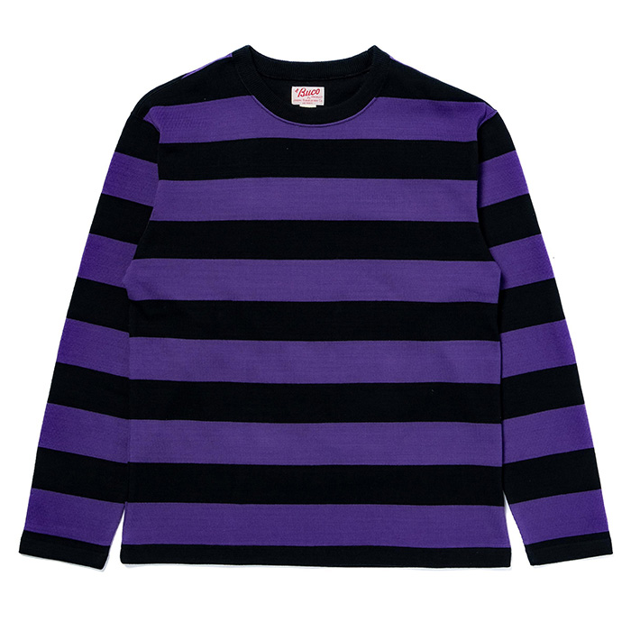 BUCO(ブコ)BUCO STRIPE RACING JERSEY:BLACK/PURPLE