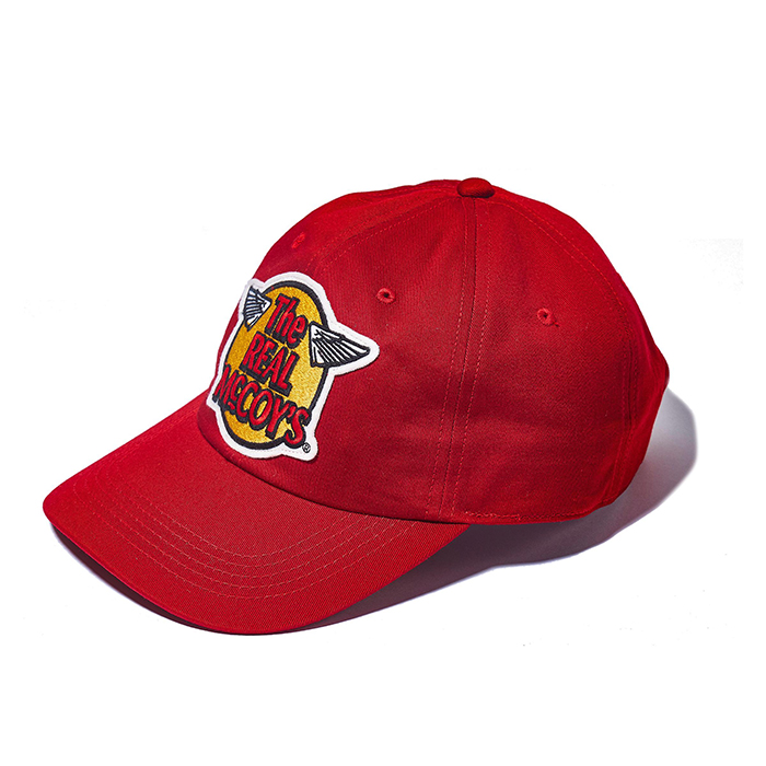 THE REAL McCOY'S LOGO BASEBALL CAP:RED