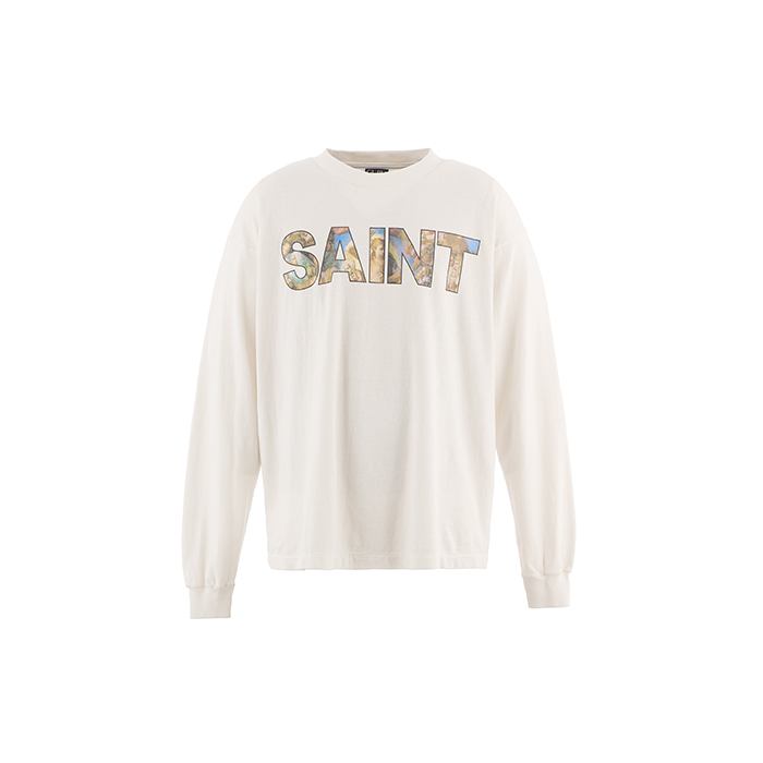 SAINT Mxxxxxx(セントマイケル) LS TEE NEW BODY RULES / WHITE SM-HR1-0000-035