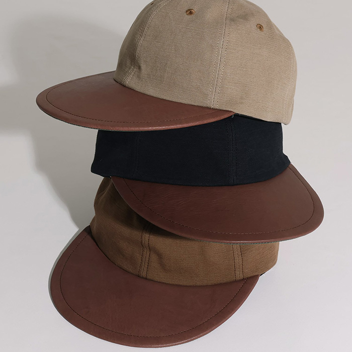 GYPSY＆SONS (ジプシーアンドサンズ) HUNTING LEATHER LONG BILL CAP