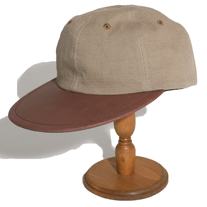 GYPSY＆SONS (ジプシーアンドサンズ) HUNTING LEATHER LONG BILL CAP