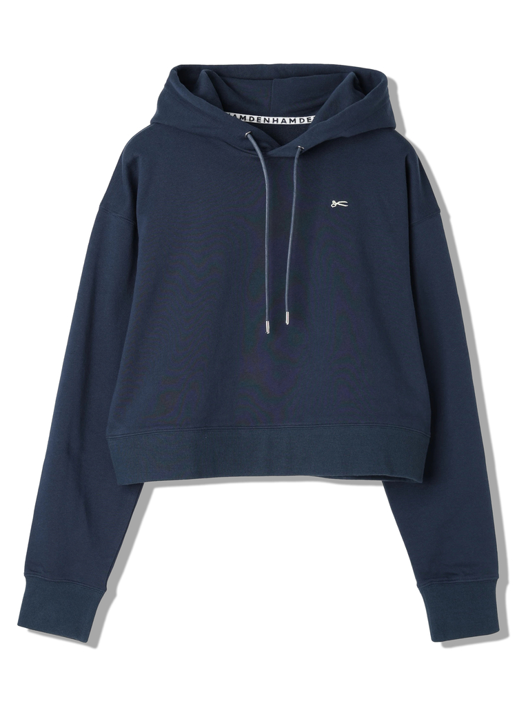 DENHAM(デンハム) SHORT HOODY 02250160051 プルオーバーパーカー ネイビー