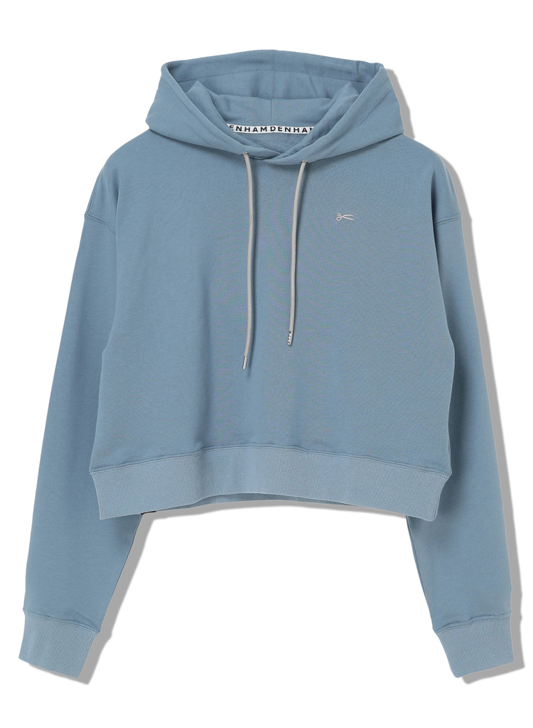 DENHAM(デンハム) SHORT HOODY 02250960998 プルオーバーパーカー ブルー