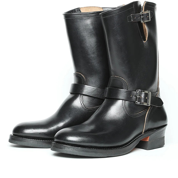 ビルトバック Lot.444 Engineer Boots Horse Butt ブラック メンズ エンジニアブーツ