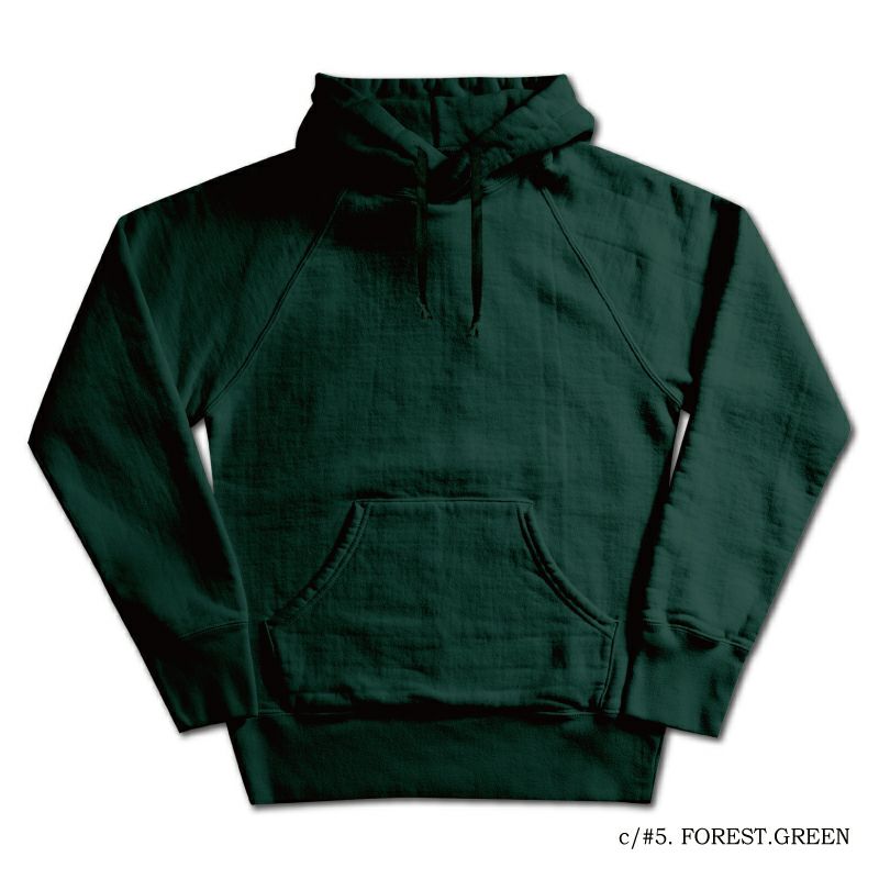 デラックスエア LPL-00 HOODED PARKA PLAIN FOREST.GREEN メンズ プルオーバー パーカー