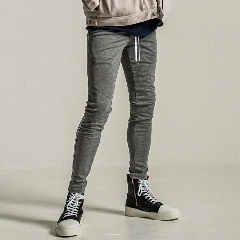 34th Collection リサウンドクロージング  RC34-ST-017 Audio PANTS GREY メンズ ラインパンツ タイト テーパードシルエット 2025年1月上旬入荷予定