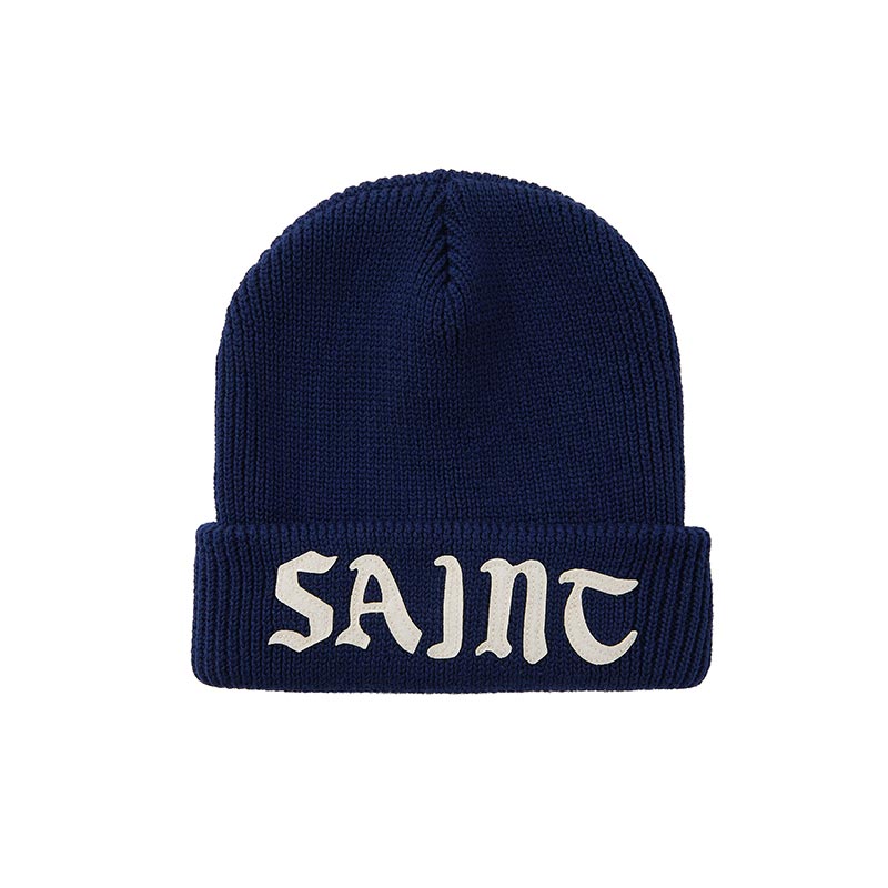 セントマイケル SM-YS1-0000-0082 KNIT CAP / SAINT / NAVY メンズ ニットキャップ