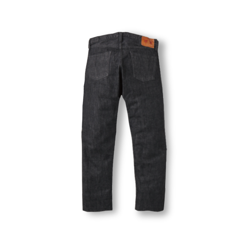 Srtaight Black Selvedge Denim