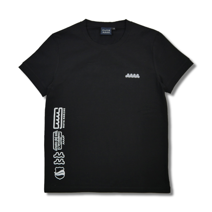 ムータマリン MMAX-434331 サイドロゴ Tシャツ ブラック ユニセックス