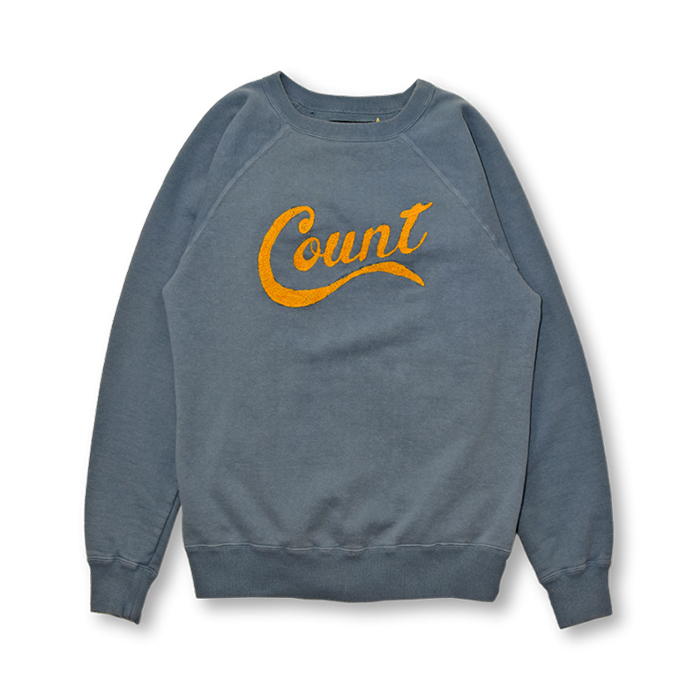 フルカウント 3765-2 Raglan Sleeve College Sweatshirts “Count” Old Blue 丸胴 ラグランスリーブスウェット オールドブルー メンズ