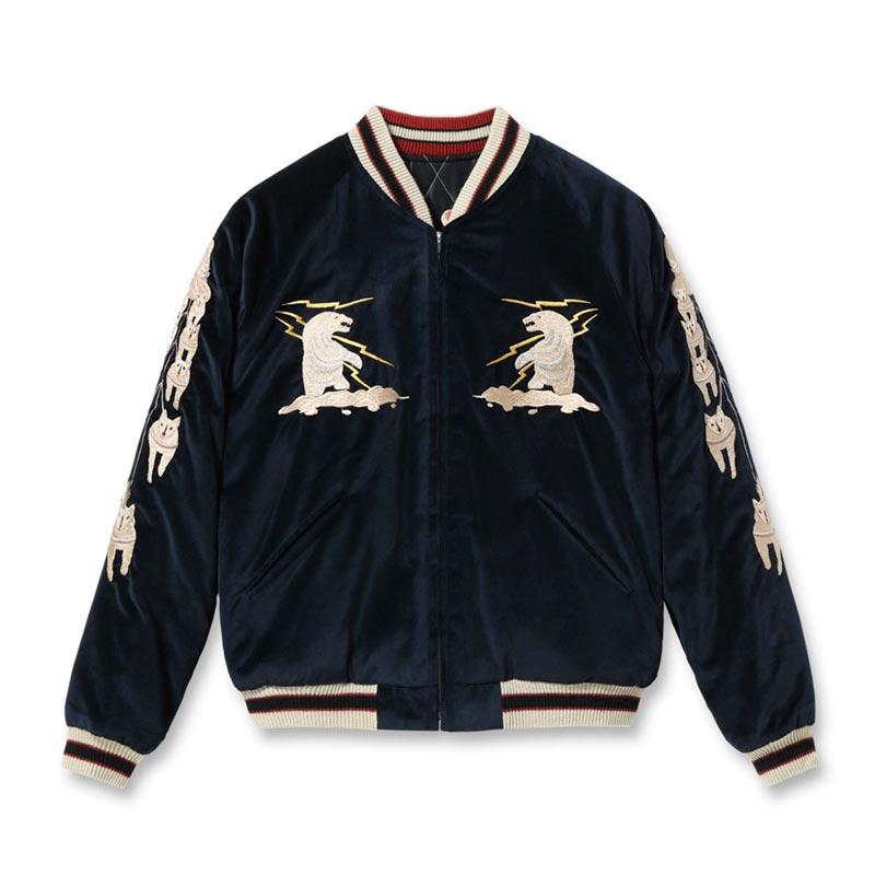 テーラー東洋 Lot No. TT15544-128 Late 1950s Style Velveteen Souvenir Jacket “MOUNTAIN GOAT” × “ALASKANFLAG”