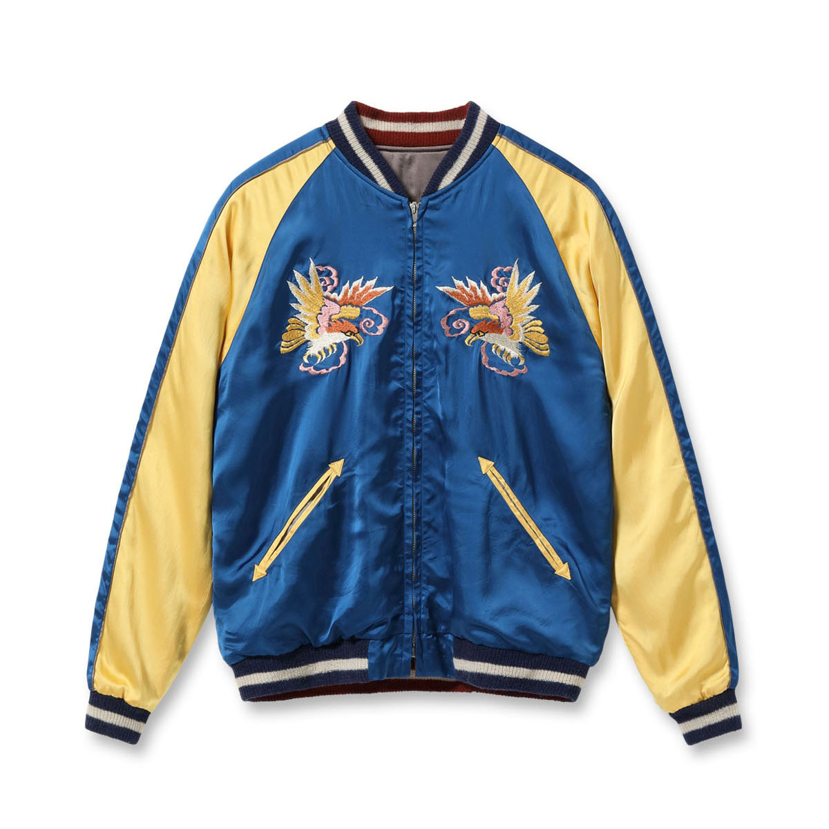 テーラー東洋 Lot No. TT15618-125 / Early 1950s Style Acetate Souvenir Jacket “KOSHO & CO.” Special Edition “WHITE DRAGON” × “WHITE DRAGON”