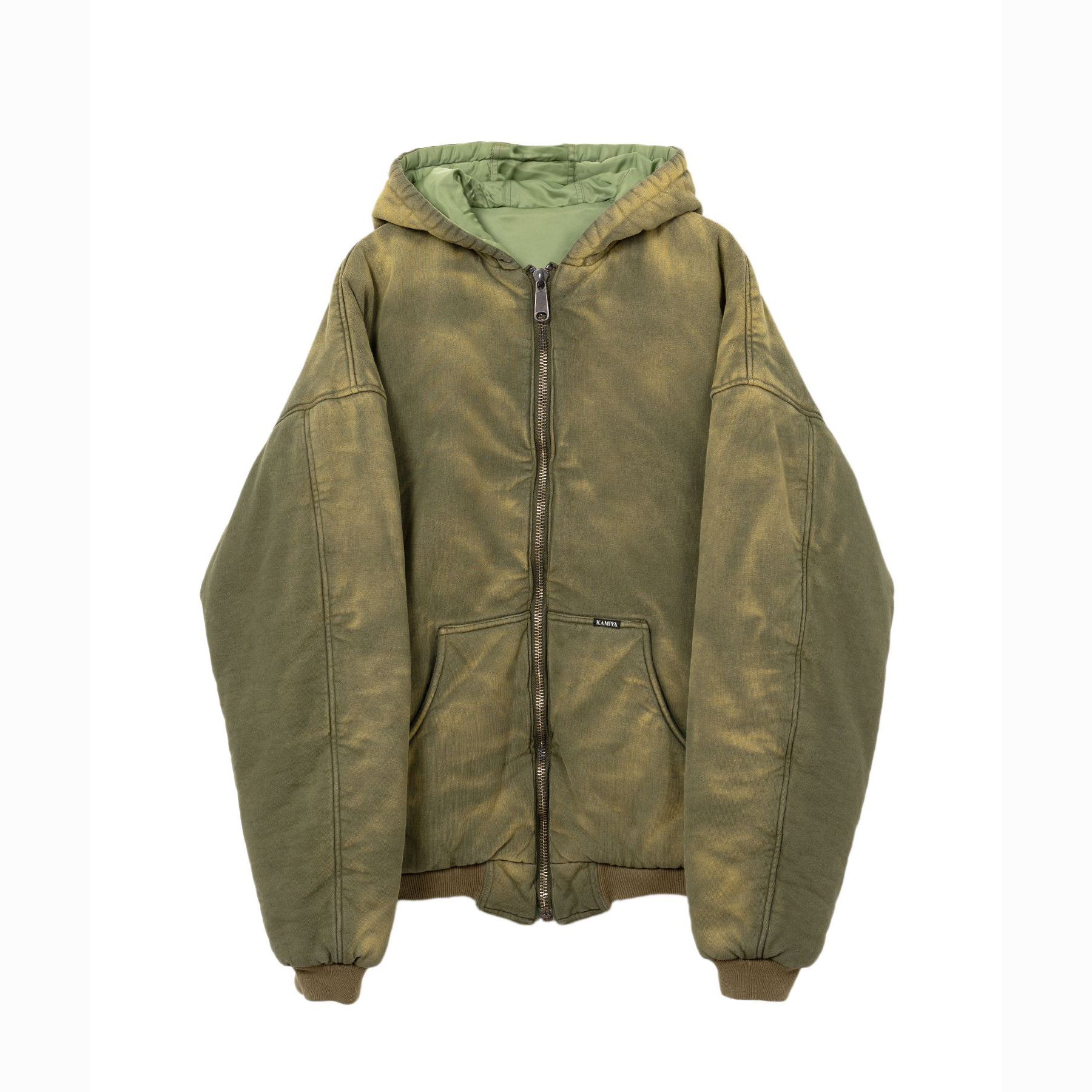 Reversible Hooded Blouson:KHAKI