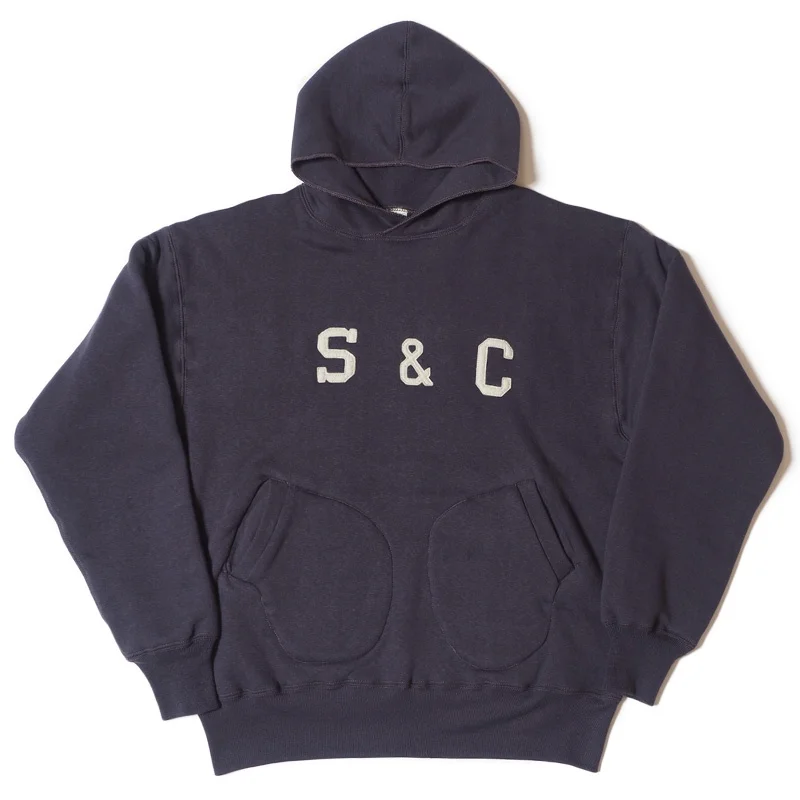 Lot JG-CS12 The Knockout Sweatparka アップリケ:ネイビー