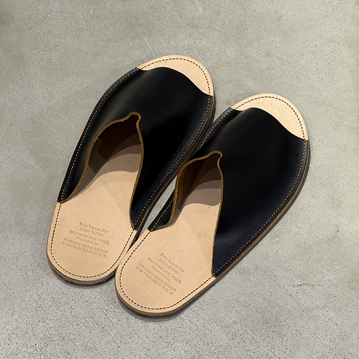 RED WING RWJ TOUR 2025 FINAL UNIQUE＆SON'S限定スリッパ:BK