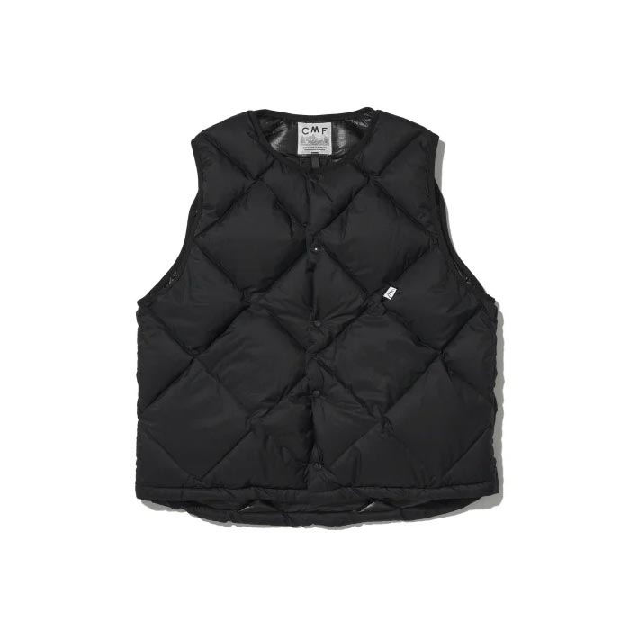 コムフィーアウトドアガーメント CMF2402-V01C CMF DOWN VEST ブラック メンズ ダウン ベスト