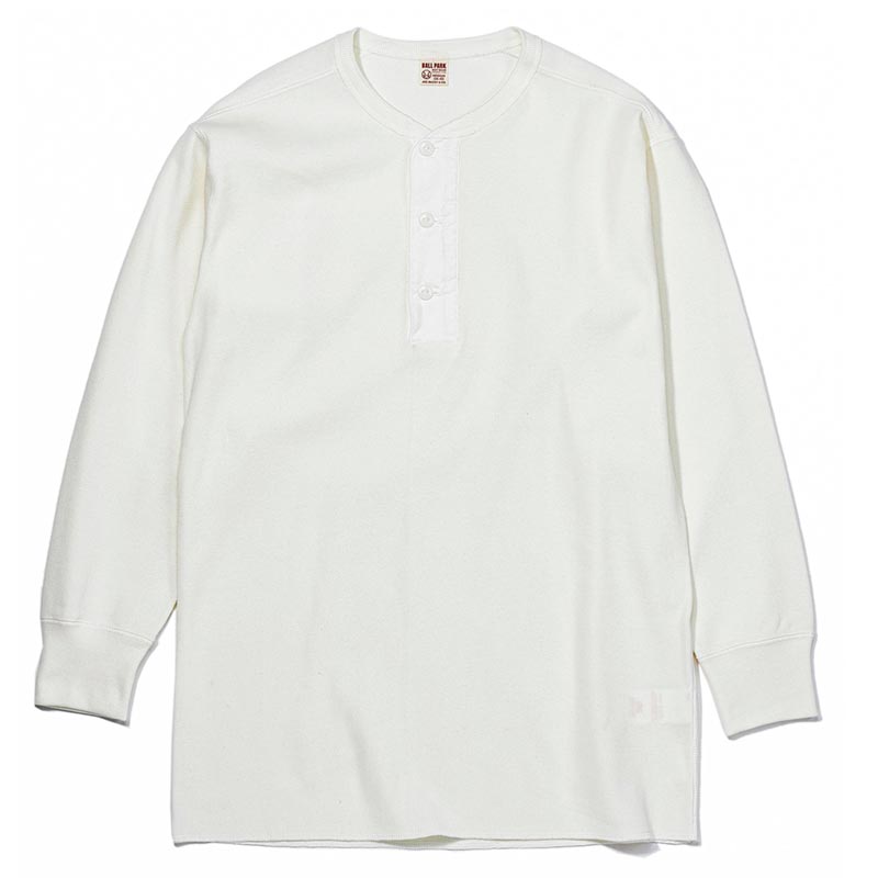 ジョーマッコイ MC23111 UNION HENLEY UNDERSHIRT L/S ホワイト / 010 メンズ 長袖 ヘンリーネック Ｔシャツ カットソー ロンT