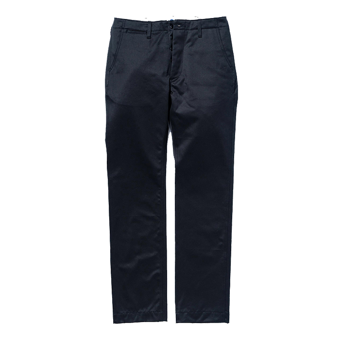 JOE McCOY CHINO TROUSERS:BLACK