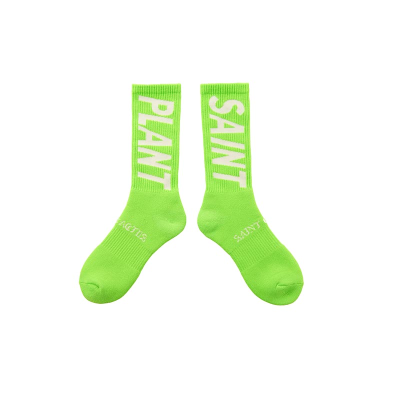 セントマイケル SM-YS1-0000-C16 CP_SOCKS / SNT PLANT / LIME メンズ Cactus Plant Flea Market コラボ ソックス