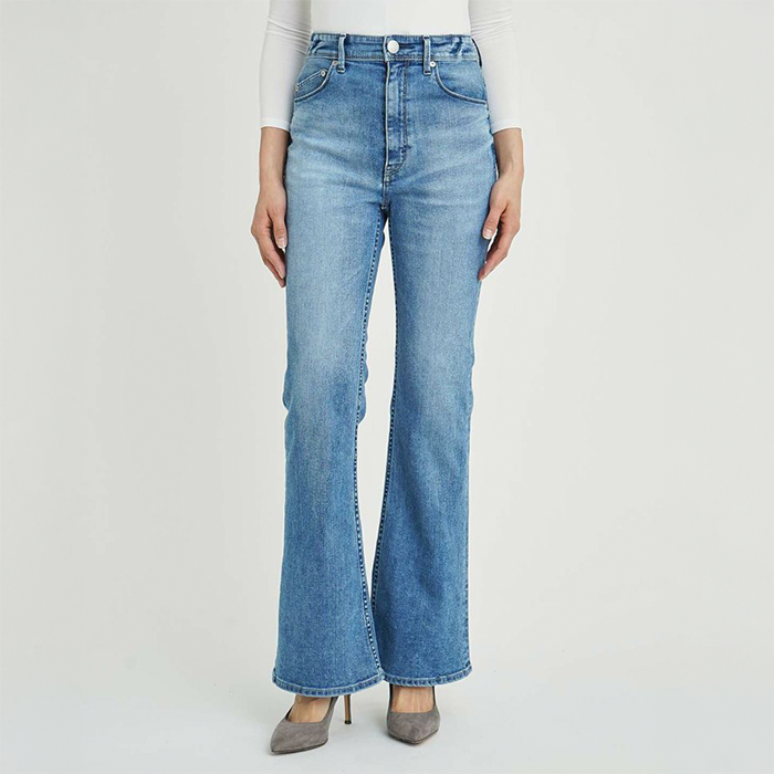 ヤヌーク 57153341 ブーツカット "Boot Cut"  フォギーライトブルー FLB レディース デニム ジーンズ