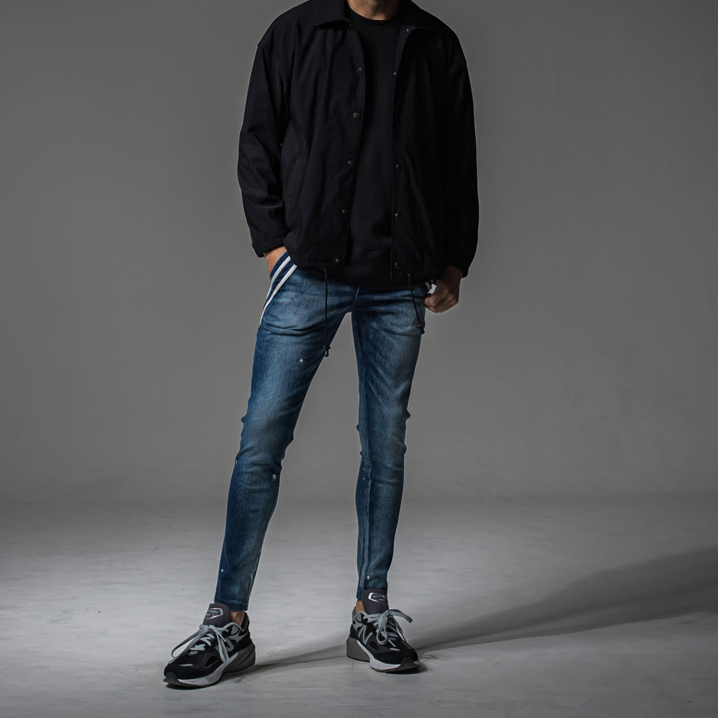 RESOUND CLOTHING(リサウンドクロージング) EX denim jersey EDGE PT / RC37-ST-014D / ディープインディゴ