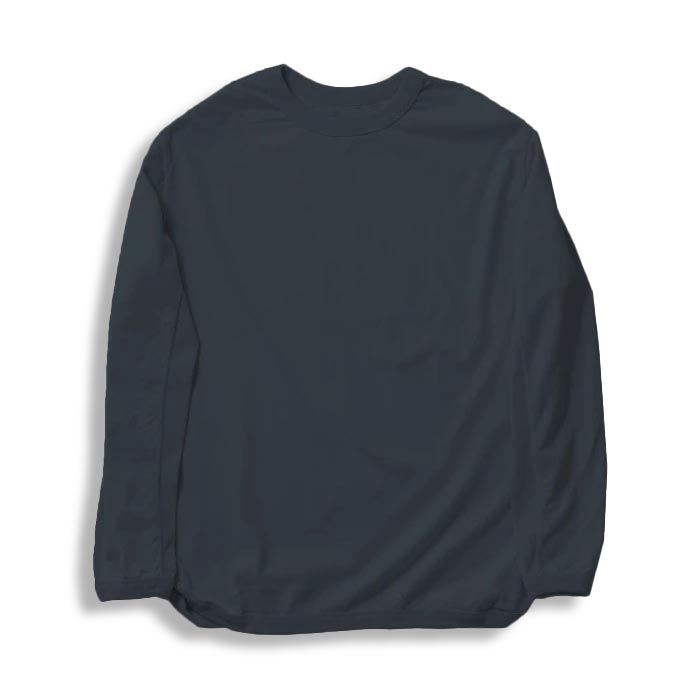 フルカウント 5222L-20A Flat Seam Heavyweight Long sleeve T Shirt Ink.Black ヘビーウェイト ロングスリーブTシャツ インクブラック メンズ