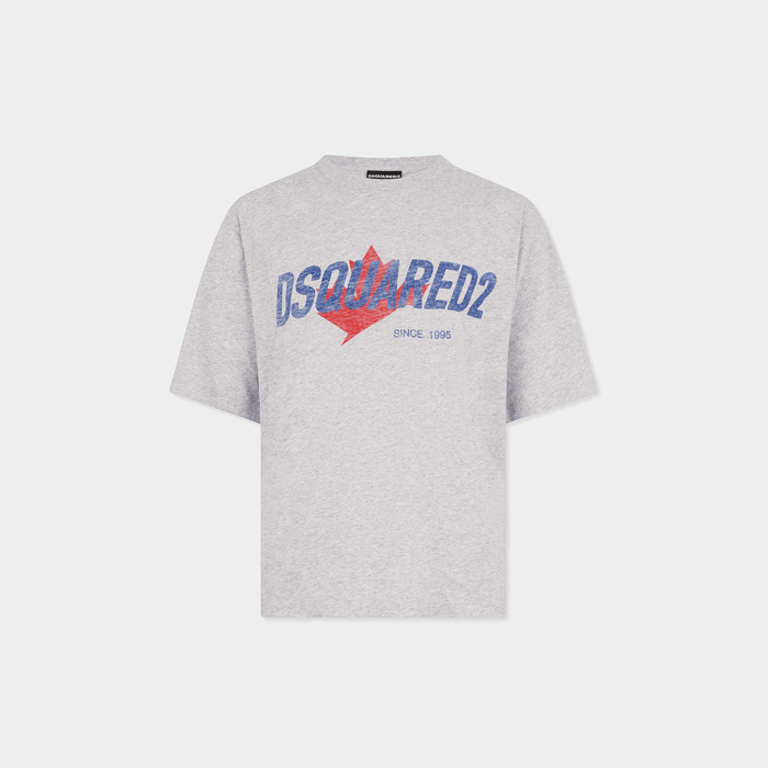 DSQUARED2(ディースクエアード) S74GD1556 Rider Loose Fit T-Shirt グレー