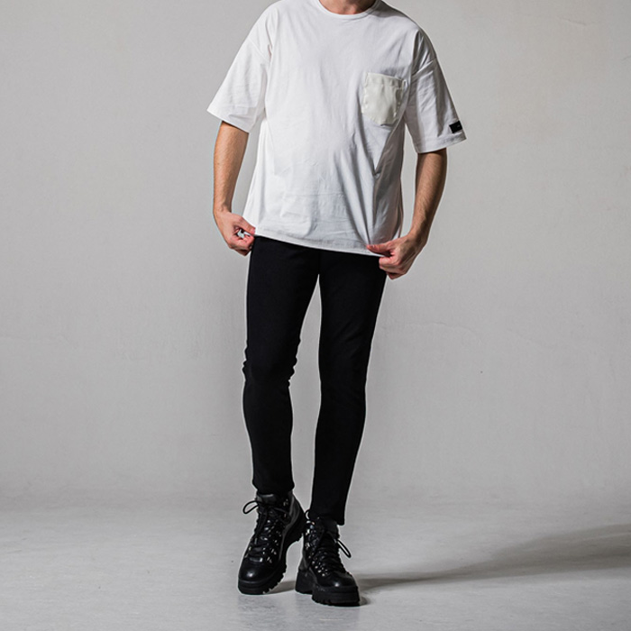 RESOUND CLOTHING(リサウンドクロージング) MICK DENIM JERSEY / BASIC-ST-020 / ブラック